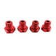 thumbnail image 3 of Kit de bujes de rueda de aluminio con tuercas hexagonales de 17 mm 5353 para Traxxas E-Revo 1:10 4X4 todoterreno rojo, 3 of 4