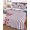 Blue, Red, White, variant on Twin XL Quilt Bedding Set, Independence Day Reversible Summer Quilt 3 Pieces, White Blue Flowers Farm Stripes Retro Rustic Lightweight Bedspreads Coverlets with 2 Pillow Shams for All Seasons