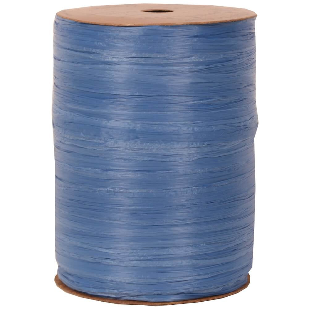 JAM Raffia Ribbon, 100 Yards, Blue, 1/Pack