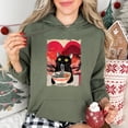 thumbnail image 3 of Kawaii Cat Eating Ramen Shirt, Ra Is My Valentine, Cute Valentine's Day Gift for Girls, 3 of 5