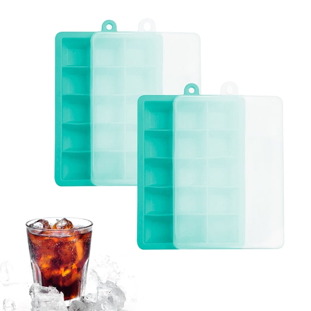 Set 2 Charolas para Hielo - Coquo - 3x5 (15 Cubos de Hielo)