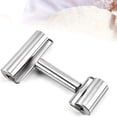 thumbnail image 2 of 1pc, Rolling Pin, Stainless Steel Double Roller, Pastry And Pizza Dough Roller, For Bread Making, Dumpling Making, Baking Tools, Kitchen Gadgets, Kitchen Accessories, Home Kitchen Items, 2 of 4