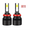 thumbnail image 5 of 2pcs 6000K LED Car Headlights, 120000LM High Brightness, 360-Degree Beam 3570 CSP Bright Chip, Aluminum Body, Plug & Play with External Drive, for H4, H7, H11, H1, H9, 9005, HB3, 9006, HB4, 5 of 10
