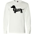 thumbnail image 3 of Inktastic Family Dog- short haired Dachshund Long Sleeve T-Shirt, 3 of 5