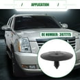 thumbnail image 3 of Retenedores de aislamiento de ofertas únicas para Cadillac Escalade 2009-2013 Plástico No.3977775 Negro 10 Pcs, 3 of 7
