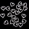 thumbnail image 5 of Segolike 20pcs Rhinestone Crystal Heart Charm Pendants For Necklaces Jewelry, 5 of 8