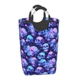 thumbnail image 2 of KLL crystal Skull flower star Laundry Hamper,Large Canvas Fabric Lightweight Storage Basket Toy Organizer Dirty Clothes Collapsible Waterproof, 2 of 6