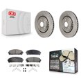 thumbnail image 1 of Transit Auto Front Disc Brake Rotors and Ceramic Pads Kit for Car Toyota Sienna RAV4 Prime bZ4X Subaru Solterra Lexus NX450h+ Crown RZ450e K8T-104688, 1 of 11