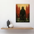 thumbnail image 2 of Cthulhu Awakens H.P. Lovecraft Mythos Arkham Horror Yog-Sothoth Artwork Painting Large Wall Art Poster Print Thick Paper 18X24 Inch, 2 of 5