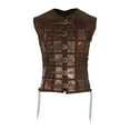 thumbnail image 1 of fastboy Armure Samouraï Steampunk pour Pirate Fête d'Halloween Noire Marron, 1 of 6