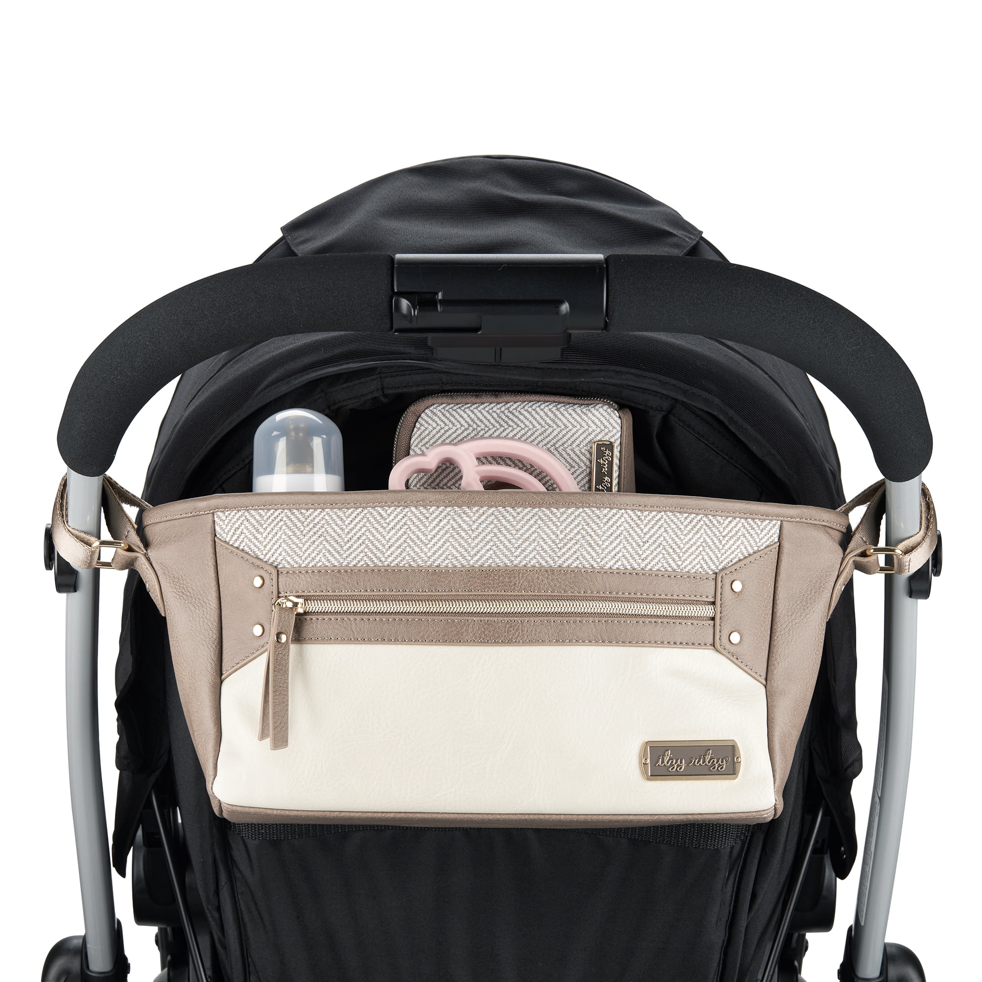 Itzy Ritzy Stroller Caddy - Vanilla Latte