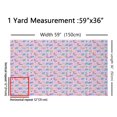 thumbnail image 3 of Homewish Kawaii Little Mermaid Fabric by the Yard 2 Yard,Ocean Animal Room Decor Fabric by the Yard,Watercolor Coral Starfish Fabric for Sewing For Girls,Ultra Soft Home Decor, 3 of 6