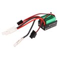 thumbnail image 3 of ESC RC cepillado negro verde 65A impermeable antiinterferencias ESC para control remoto coche barco, 3 of 14