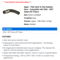 thumbnail image 2 of Upper - Filler Neck To Line Radiator Hose - Compatible with 2006 - 2007 Subaru B9 Tribeca, 2 of 2