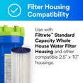 thumbnail image 3 of Filtrete Standard Capacity Whole House Pleated Replacement Water Filter, 3WH-STDPL-F02, 3 of 9