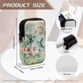 thumbnail image 6 of SEANATIVE Double Eyeglass Case with 2 Compartment Glasses Case Zipper Eyewear Pouch Lightweight Soft Neoprene Sunglasses Pouch Travel Glasses Storage Pouch Bag, Hummingbird Floral Green, 6 of 7