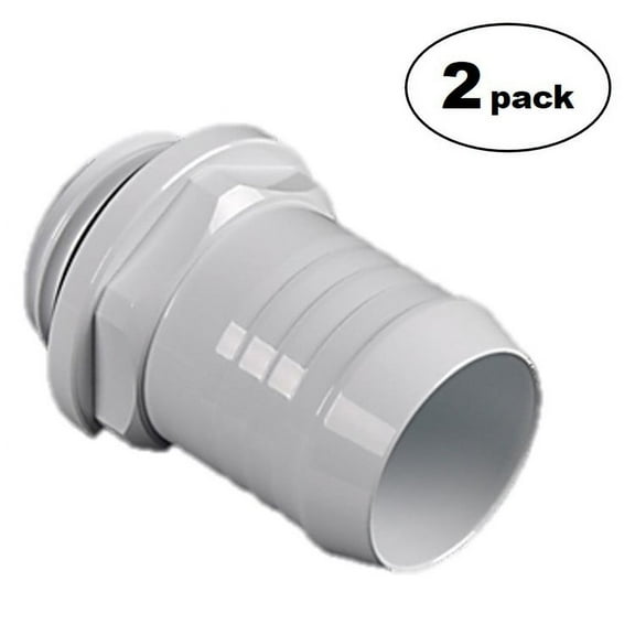 Bitspower G1/4" to 1/2" Barb Fitting for Soft Tubing, Deluxe White, 2-pack