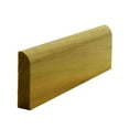 thumbnail image 3 of EWBS16 Baseboard Shoe 1-1/4" Tall x 5/16" Flat with Radius. Unfinished, 3 of 7