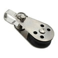thumbnail image 3 of Pactrade Marine 2PCS Canoe Boat Sailboat Kayak Anchor Trolley SS316 Pulley Block, 3 of 5
