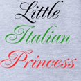 thumbnail image 2 of CafePress - Little Italian Princess - Cute Infant Baby Football Bodysuit, 2 of 3