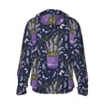 thumbnail image 3 of Fotbe Lavender Flowers Men's Women's UPF 50+ Sun Protection Jacket Hooded Cooling Shirt with Pockets Hiking Outdoor Performance-Medium, 3 of 9