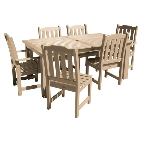 highwood® Lehigh 7pc Rectangular Counter Height Dining Set 72" x 42"