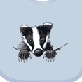 thumbnail image 4 of Inktastic Pocket Badger Boys or Girls Baby Bib, 4 of 4