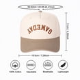 thumbnail image 3 of Fun "GAMEDAY" Upside Down Trucker Cap Reversible Novelty Hat Adjustable Snapback for Men and Women Game Day Essential,1 pcs,Khaki, 3 of 5