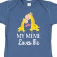 thumbnail image 4 of Inktastic My Meme Grandma Loves Me Giraffe Boys or Girls Baby Bodysuit, 4 of 5