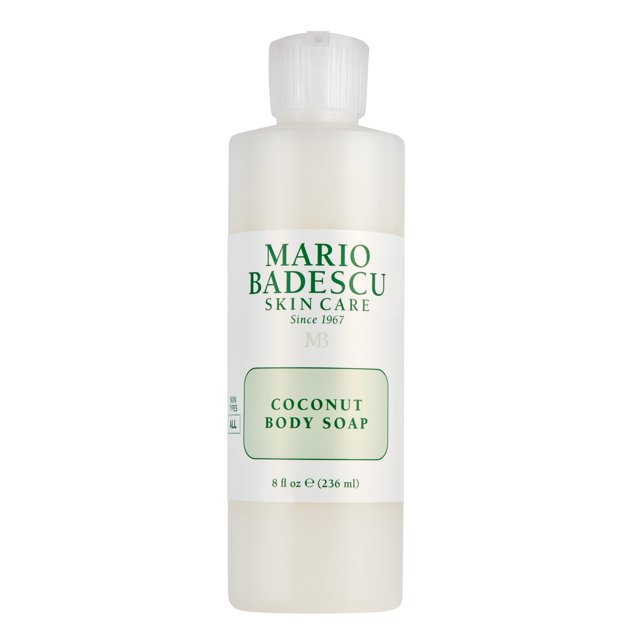 Gel de ducha Mario Badescu, jabón corporal de coco, 240 ml, con coco