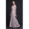 thumbnail image 3 of Bimba Floral Women Round Neck Printed Evening PartyÂ&nbsp;DressÂ&nbsp;Sleeveless Gown-XX-Large, 3 of 5