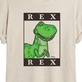 thumbnail image 3 of Toy Story 4 - Type Block Rex - Women's Oversized T-Shirt, 3 of 5