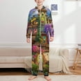 thumbnail image 2 of Encanto One Piece Pajama Hooded Union Suit PJs Sleepwear, 2 of 7