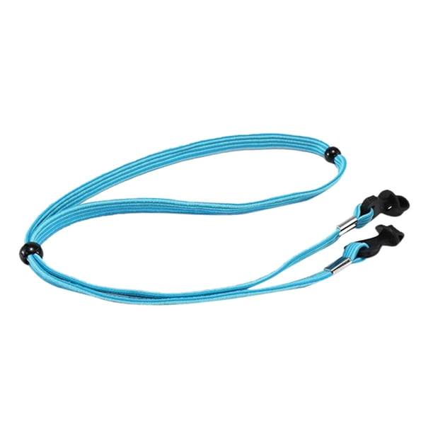 Cordón ajustable para gafas, antideslizante, para uso deportivo y unisex. Azul