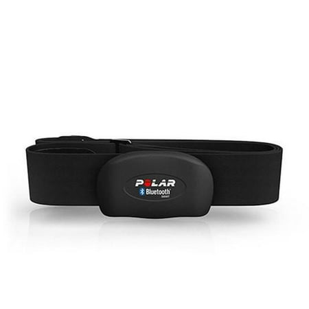 Polar H7 Bluetooth Heart Rate Transmitter w/ HRM USA Strap - Black - Bulk Package / Med/XL - 30-45