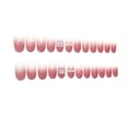 thumbnail image 3 of Juego de uñas postizas HUOGUO Jelly, 24 unidades con pegamento, 3 of 4