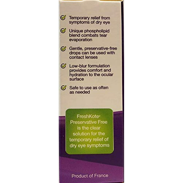 FRESHKOTE® Preservative Free (PF) Lubricant Eye Drops (Pack of 2