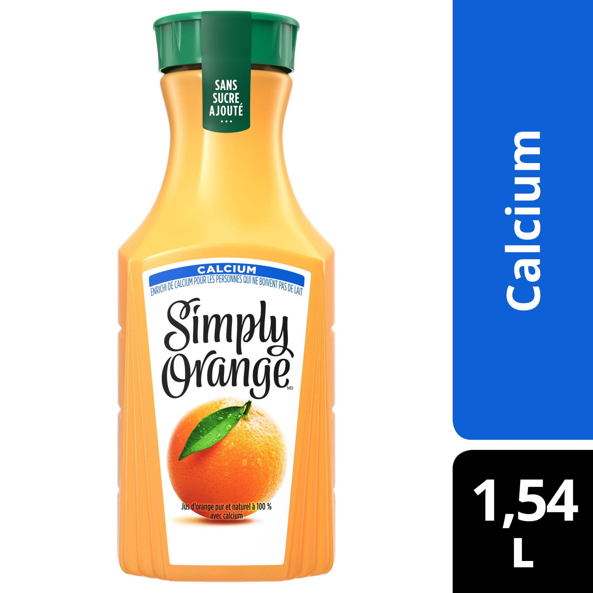 Simply d'Orange Calcium Bottle, 1.54 Liters 1,54 x L