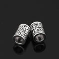 thumbnail image 4 of Rune Beads Bronze Beads For Jewelry Making Bracelet Hair Accessories 20pcs, 4 of 4