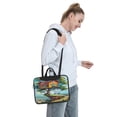 thumbnail image 6 of Lsque Whimsical Treehouse Painting Pattern Laptop Bag – Portable & Slim Single-Shoulder Computer Case with Adjustable Strap, Protective, Lightweight for 13”/14”/15.6” Laptops, 6 of 8
