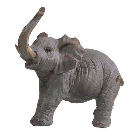 FC Design 6"H Wildlife Elephant with Trunk Up Figurine Statue Sculpture Ornament Decoration Home/Room Decor and Unique Gift Ideas for Housewarming, Holidays and Birthdays
