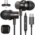 thumbnail image 1 of Auriculares USB C COOYA con cable para iPhone 16 Pro 16e 15, 1 of 7