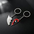 thumbnail image 4 of Juego de 2 collares de Deadpool y Wolverine con los mejores amigos, llavero con colgante de corazón dividido a juego para fans, accesorios de regalo., 4 of 6