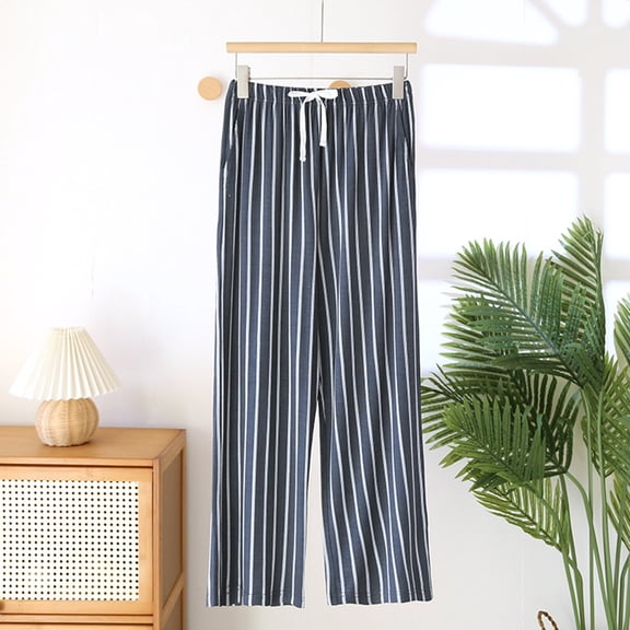 Drovellove Women's Casual Lounge Pants with Elastic Waist and Pockets – Soft Cotton Modal Blend Pajama Bottoms for Sleeping, Relaxing at Home, or Light Outdoor Errands