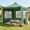 Green, variant on 9.8Ft Tarp With Window Panel Heavy Duty Camping Shelter Tarp Waterproof Rainfly For Outdoor Camping(Green-300X300Cm)