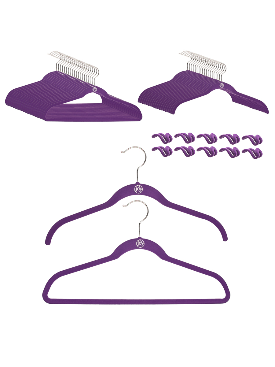 Black//Chrome Suits /& Pants Preowned JOY MANGANO Huggable Hanger 25 piece set