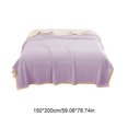 thumbnail image 3 of Blankets Throws Polyester Fiber Summer Blanket Summer Solid Color Ice Silked Touch Thin Quilt Air Conditioning Quilt Soft And Breathable Washable Summer Cool Quilt, 3 of 6