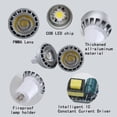 thumbnail image 4 of Bombilla LED regulable MR16 E27 E14 GU10 RGB, foco de 5W para iluminación de pista empotrada, luz descendente de 36 ° para cocina, habitación y dormitorio, 4 of 4