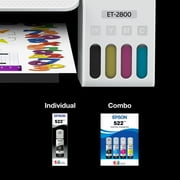EPSON 522 EcoTank Ink Ultra-high Capacity Bottle Magenta (T522320-S) Works with EcoTank ET-2720, ET-2800, ET-2803, ET-2840, ET-4700, ET-4800, ET-4810