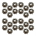thumbnail image 1 of 24Pcs Christmas Wreath Napkin Rings Metal Napkin Buckle Napkin Holder Napkin Circle, 1 of 10